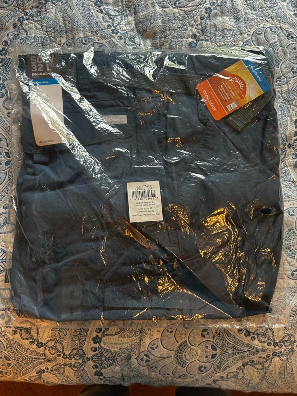 NWT Columbia Sportswear Silver Ridge™ Convertible Pants - 50x32